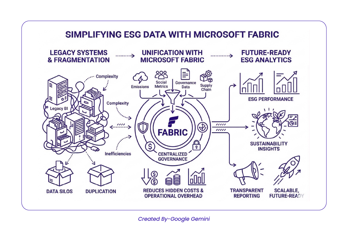 Microsoft Fabric Governance Framework for ESG Compliance Reporting