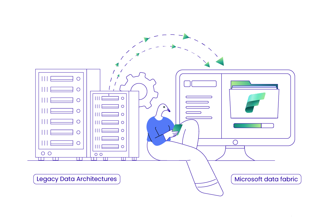 Migrating Legacy Data Architectures to Microsoft Data Fabric: Key Risks, Rewards, & ROI